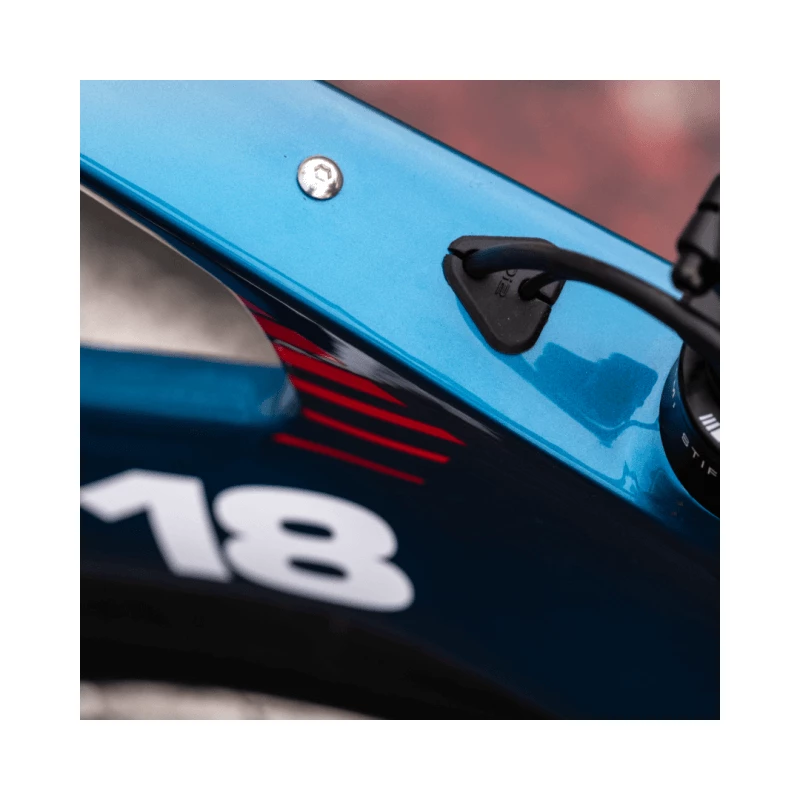 ARGON 18 E-117 Disc Juego De Cuadro Y Horquilla Azul Rojo Brillo - Imagen 5