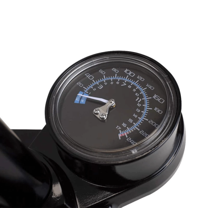 Bomba De Pie Taller Eltin 200 PSI Negro - Imagen 2