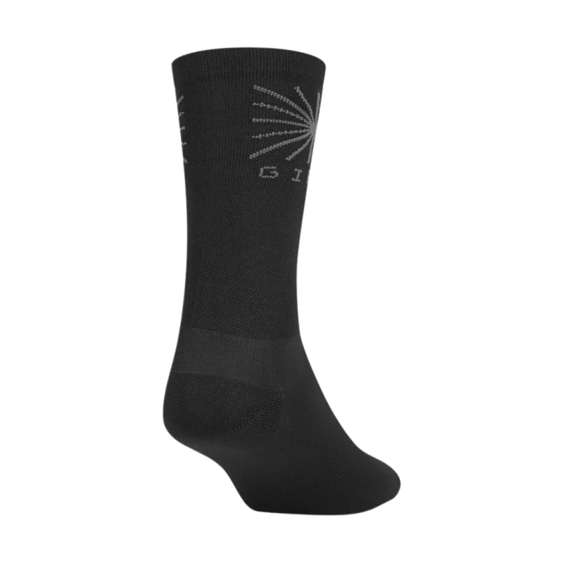 Calcetines Giro Comp Racer High Rise Negro Gris - Imagen 2