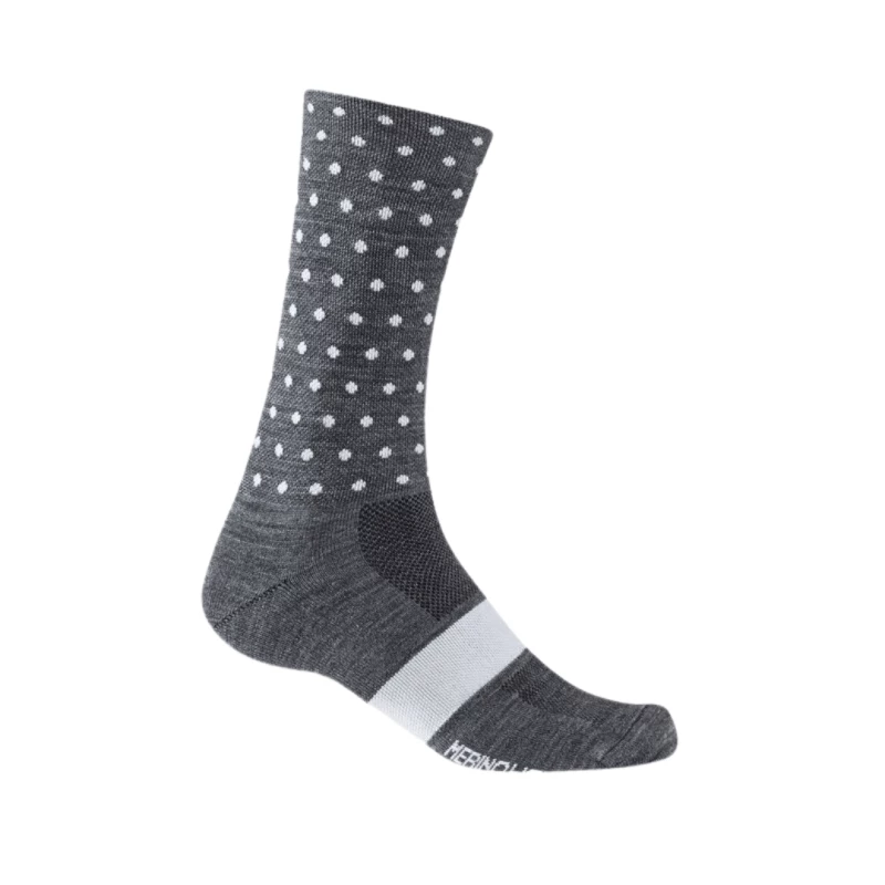 Calcetines Giro Seasonal Merino Wool Gris Blanco