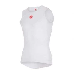 Camiseta Interior Castelli Pro Issue Sin Mangas Blanco