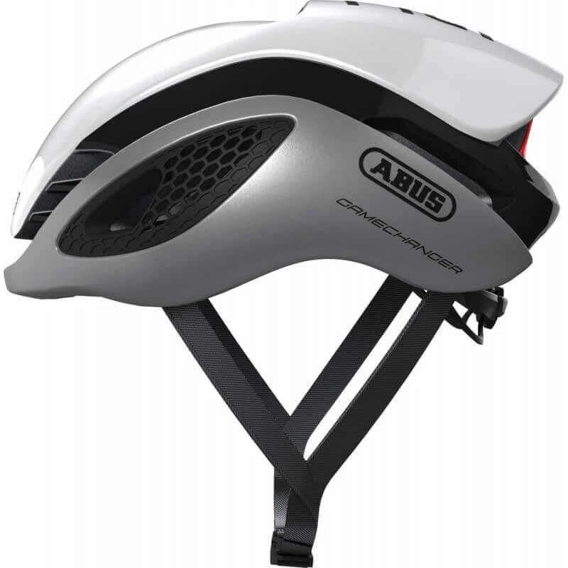 Casco Abus Gamechanger Plata Blanco