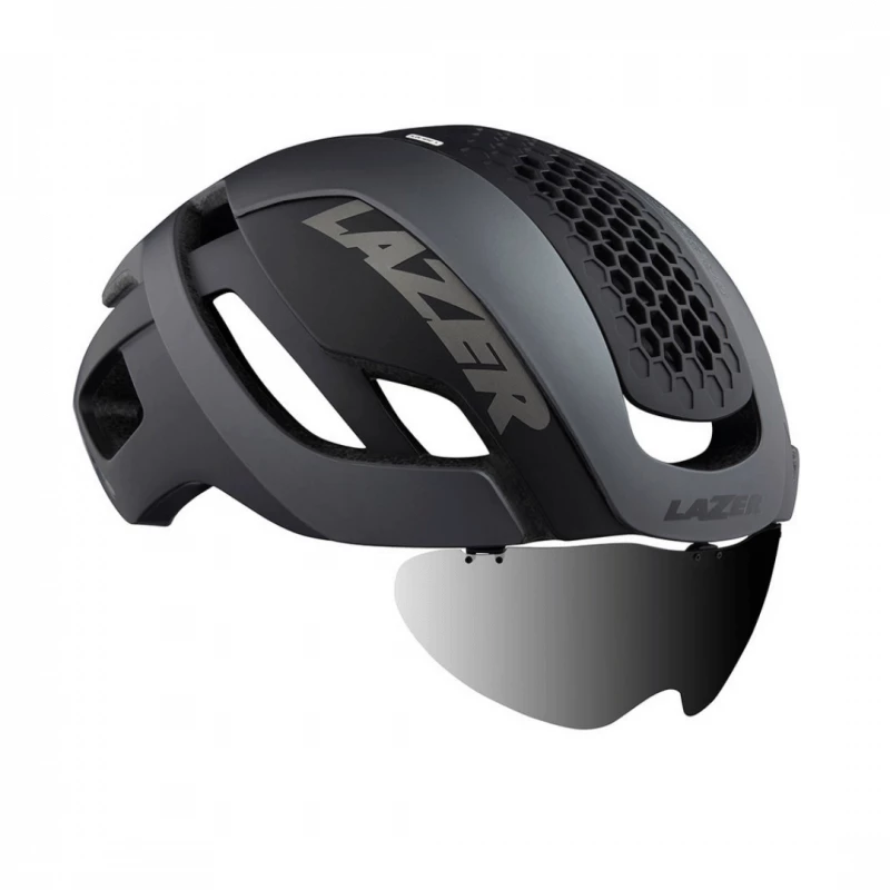 Casco Lazer Bullet 2.0 Lens LED Titanium Negro Mate - Imagen 3