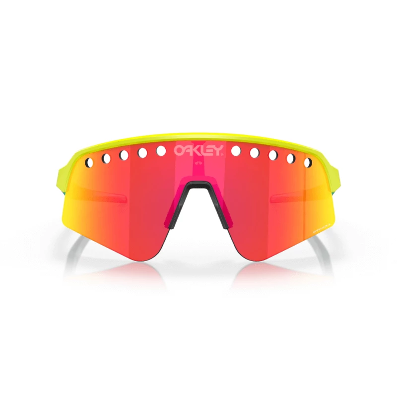Gafas Oakley Sutro Lite Sweep Vented Amarillo Lentes Prizm Ruby - Imagen 2