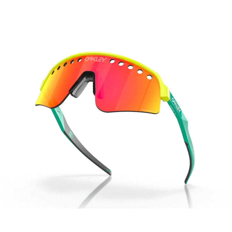Gafas Oakley Sutro Lite Sweep Vented Amarillo Lentes Prizm Ruby - Imagen 3