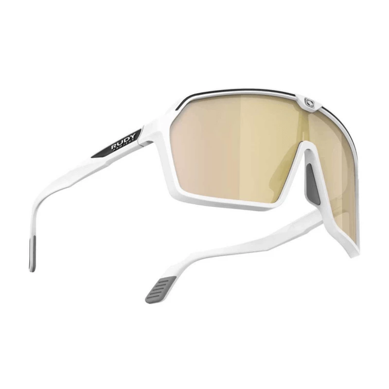 Gafas Rudy Project Spinshield Blanco Con Lente Gold - Imagen 2