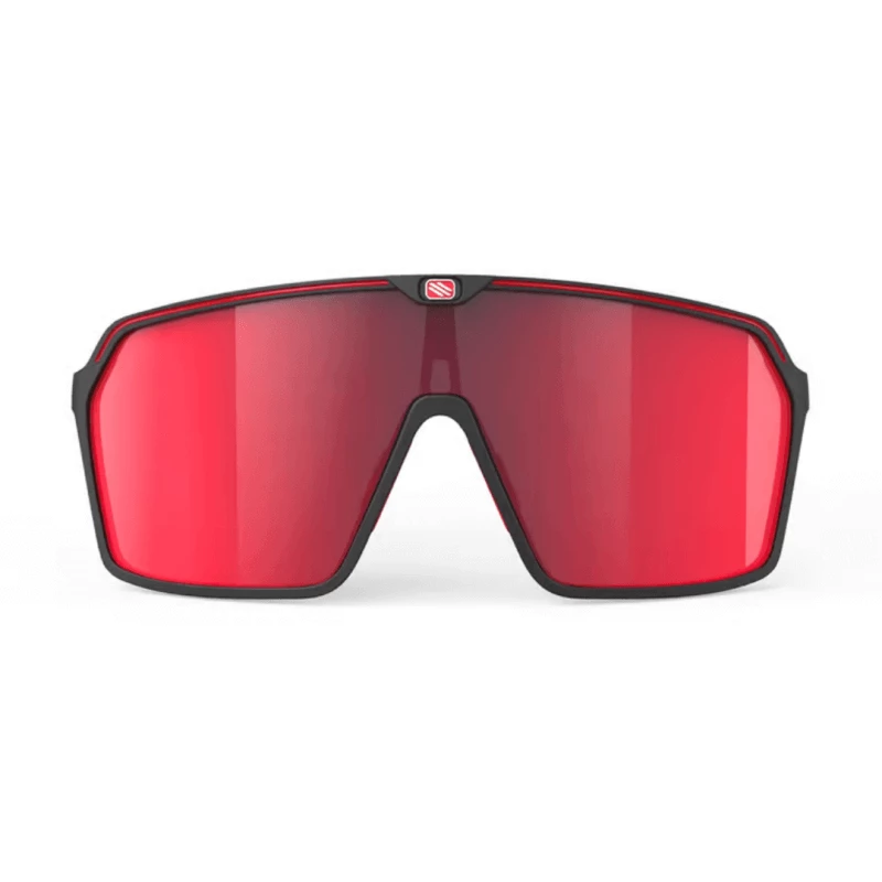 Gafas Rudy Project Spinshield Negro Mate Con Lente RP Multilaser Rojo - Imagen 2