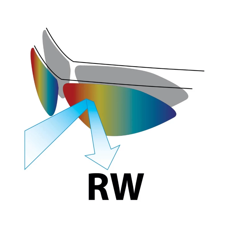 Gafas Salice 023 Blancas Con Lentes RW Azul - Imagen 3