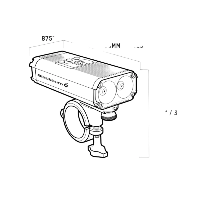Luz Delantera Blackburn Countdown 1600 - Imagen 6