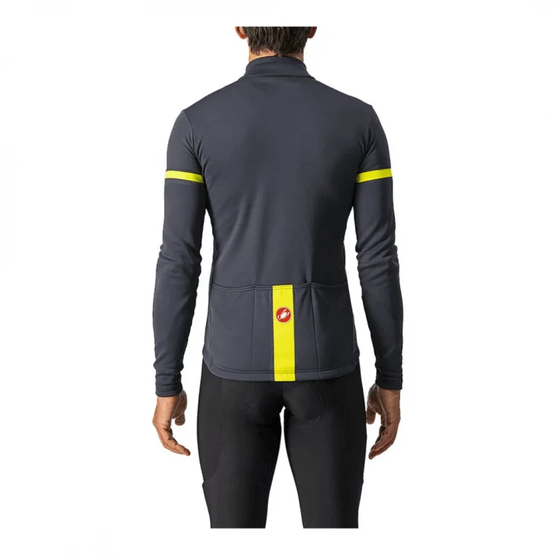 Maillot Castelli Fondo 2 FZ Manga Larga Gris Oscuro - Imagen 2