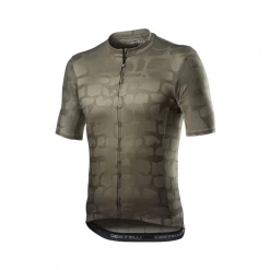 Maillot Castelli Pave Verde Corteza