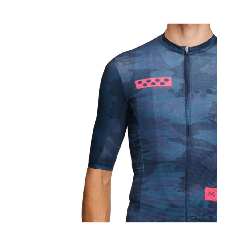Maillot Pedla RideCAMO LunaLUXE Trikot Azul Marino - Imagen 6