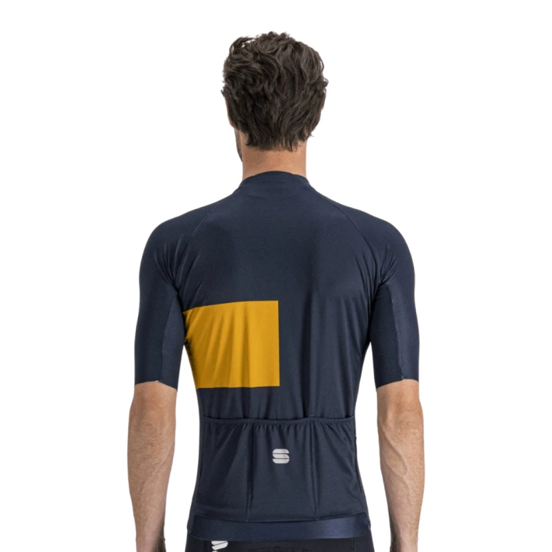 Maillot Sportful Snap Azul Amarillo - Imagen 2