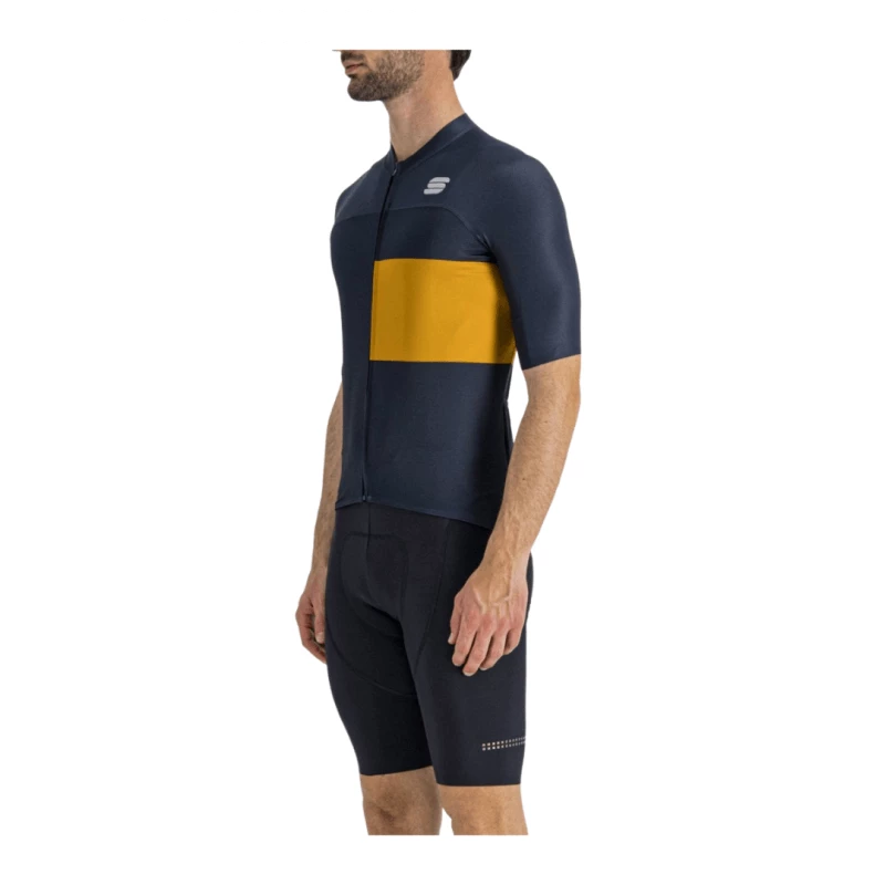Maillot Sportful Snap Azul Amarillo - Imagen 3
