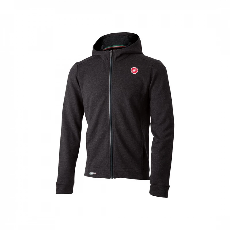 Sudadera Castelli Milano FZ Negro