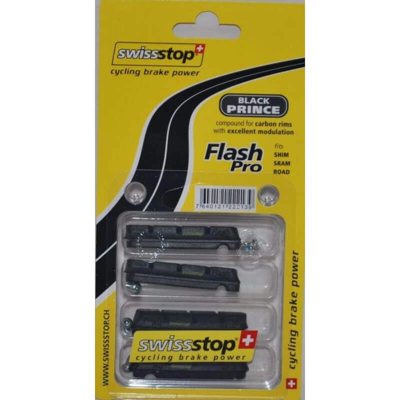 Zapatas De Freno SwissStop Flash Pro Carbon - Black Prince - Imagen 2