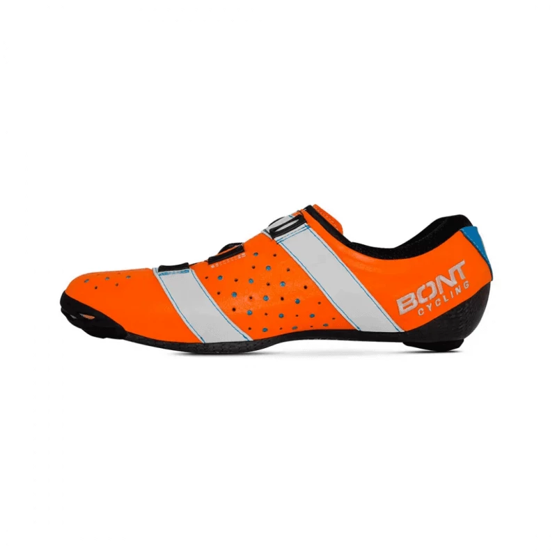 Zapatillas Bont Vaypor + Kangaroo Leather Naranja Azul - Imagen 3