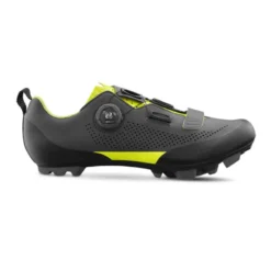 Zapatillas Fizik Terra X5 Color Gris Amarillo Flúor